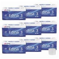 FRIPA Toilettenpapier Edina 3-lagig, hochwei - 72 Rollen (9 Pack  8 Rollen)
