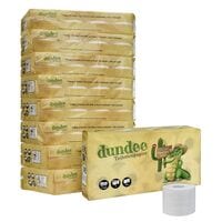 Dundee Toilettenpapier 3-lagig, hochwei - 72 Rollen (9 Pack  8 Rollen)