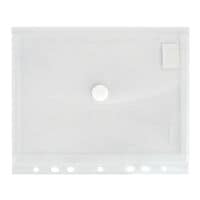 Foldersys 10er-Pack Sichttasche A5 mit Dehnfalte und Abheftrand transparent