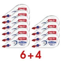 6+4 Aktion: Tipp-Ex Einweg-Korrekturroller Mini Pocket Mouse 5 mm / 6 m
