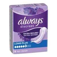 Always Inkontinenzeinlagen Discreet Long Plus - 64 Stck
