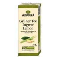 Alnatura Grner Tee Ingwer-Lemon 20 Beutel