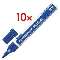 10x OTTO Office Permanent-Marker - Rundspitze, Strichstrke 1,5  - 3,0 mm (XB)