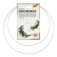 folia 2er-Set Dekoringe Metall Silber  folia 2er-Set Dekoringe Metall Silber