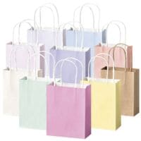 folia 20er-Pack Tragetaschen PASTELL Gr. S 