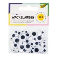 folia Wackelaugen Mix 100 Stck