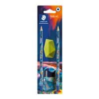 Bleistift-Set STAEDTLER Study Set Multiverse mit Spitzdose, HB, mit Radiergummi