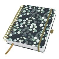 SIGEL Spiral-Notizbuch Jolie Eucalyptus Night A5 Punktraster