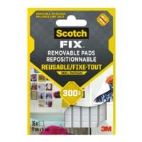 Scotch Klebepads ablsbar FIX 11/15 mm - 36 Stck