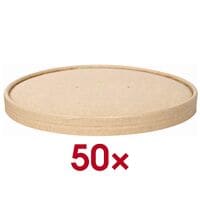 NATURE Star Deckel fr Einweg-Salatschalen Caesar 8,5 cm 50 Stck
