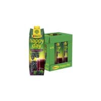 happy day 6er-Pack Fruchtnektar Schwarze Johannisbeere 1 Liter
