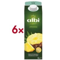 Albi 6er-Pack Fruchtnektar Ananas 1 Liter