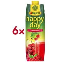 happy day 6er-Pack Fruchtsaftgetränk »Himbeere« 1 Liter happy day 6er-Pack Fruchtsaftgetränk »Himbeere« 1 Liter