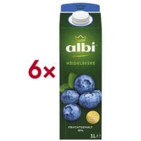 Albi 6er-Pack Fruchtsaftgetrnk Heidelbeere 1 Liter
