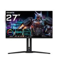 GIGABYTE AORUS FO27Q2 OLED Monitor, 68,5 cm (27''), 16:9, QHD, 2x HDMI, DisplayPort, USB Typ C, 3x USB, Kopfhörer-/Mikrofonkombinationsbuchse