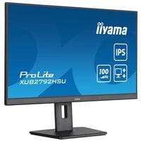 Iiyama XUB2792HSU-B6 LED Monitor, 69,0 cm (27,2''), 16:9, Full HD, HDMI, DisplayPort, 4x USB, USB Typ C, Kopfhrer-/Mikrofonkombinationsbuchse