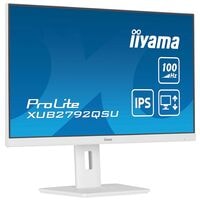 Iiyama ProLite XUB2792QSU-W6 LED Monitor, 69,0 cm (27,2''), 16:9, WQHD, HDMI, DisplayPort, 4x USB, USB Typ C, Kopfhrer-/Mikrofonkombinationsbuchse