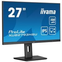 Iiyama ProLite XUB2793HSU-B7 LED Monitor, 68,6 cm (27''), 16:9, Full HD, HDMI, DisplayPort, 2x USB, Kopfhrer-/Mikrofonkombinationsbuchse