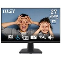 MSI PRO MP275QDE IPS Monitor, 69 cm (27,2''), 16:9, WQHD, 2x HDMI, DisplayPort, Kopfhörer-/Mikrofonkombinationsbuchse