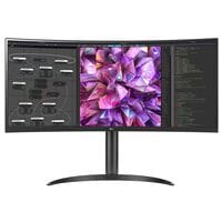 LG UltraWide 34WQ75X-B LED Monitor, 87,0 cm (34,3''), 21:9, QHD, 2x HDMI, DisplayPort, USB Typ C, 5x USB, Kopfhörer-/Mikrofonkombinationsbuchse