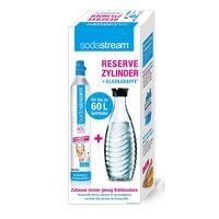 SodaStream Reservezylinder-Set 60l + Glas