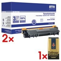 OTTO Office 2x Toner ersetzt Brother »TN-2320«inkl. Kaffee gemahlen »Prodomo« 500 g