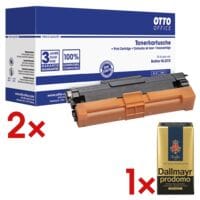 OTTO Office 2x Toner ersetzt Brother TN-2420 inkl. Kaffee gemahlen Prodomo 500 g