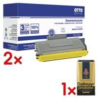 OTTO Office 2x Druckkassette ersetzt Brother TN-3280 inkl. Kaffee gemahlen Prodomo 500 g
