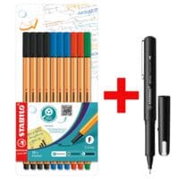 STABILO Fineliner-Set point 88® - Office 0,4mm inkl. Fineliner »dr!ver« 0,4 mm (F) schwarz