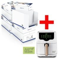 4x Maxi-Box Kopierpapier A4 Inapa tecno Star - 10000 Blatt gesamt, 80g/qm inkl. Heiluftfritteuse 4,5 L