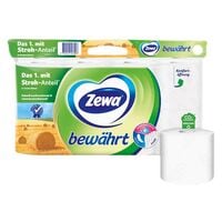 Zewa Toilettenpapier bewhrt 3-lagig, wei - 16 Rollen (1 Pack  16 Rollen)