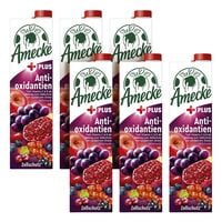 6er-Pack Fruchtsaft + Antioxidantien rot 1 Liter