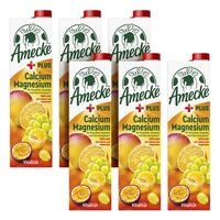 6er-Pack Fruchtsaft + Calcium Magnesium 1 Liter