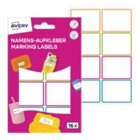 Avery Zweckform 16er-Pack Namens-Aufkleber 48x34 mm