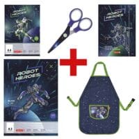 Brunnen 5-tlg. Mal- und Bastelset Robot Heroes