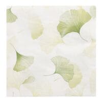 Papstar Servietten mit Motiv Light Ginko 3-lagig 20 Stck