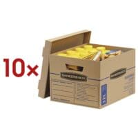 Bankers Box System 10 Stück Umzugskartons »SmoothMove Umzugsbox« 33,5/39,1/27 cm
