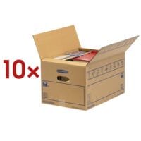 Bankers Box System 10 Stück Umzugskartons »SmoothMove Standard« 32,5/47,5/27 cm