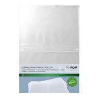 SIGEL Doppel-Transparenthüllen SM181 transparent - 10 Stück