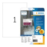 Herma Wetterfeste Folienetiketten permanent wei 210x297 mm 10 Stck