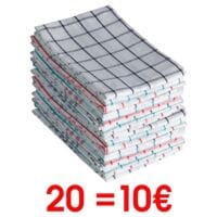 20er-Aktions-Set: 2x Geschirrtücher (verschiedene Motive) im 10er-Pack 20er-Aktions-Set: 2x Geschirrtücher (verschiedene Motive) im 10er-Pack