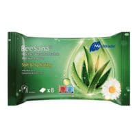 8 MEDITRADE Einmal-Waschhandschuhe BeeSana® Polyester (70%) / Viskose (30%), Gre Onesize wei