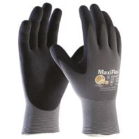 ATG Montagehandschuhe MaxiFlex ULTIMATE Gre M Nylon mit Nitril-Beschichtung grau / schwarz