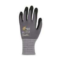 eXtreme Montagehandschuhe comfort-one eXtreme gloves Größe XL Nylon mit Nitril/PU-Beschichtung grau / schwarz