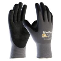 ATG Montagehandschuhe MaxiFlex ENDURANCE Gre M Nylon mit Nitril-Mikroschaum-Beschichtung grau / schwarz