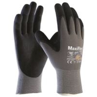 ATG Montagehandschuhe MaxiFlex ULTIMATE AD-APT Gre M Nylon mit Nitril-Mikroschaum-Beschichtung grau / schwarz