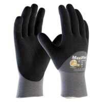 ATG Montagehandschuhe 34-875 MaxiFlex ULTIMATE Gre M Nylon mit Nitril-Mikroschaum-Beschichtung grau / schwarz