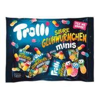 Trolli Fruchtgummi saure Glhwrmchen minis 10x20g