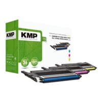KMP Toner-Set ersetzt Samsung CLT-C404S, M404S, Y404S blau, rot, gelb