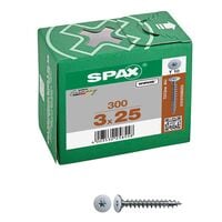 SPAX Rückwandschrauben »T10 Flachkopf WIROX« 3 x 25 mm 300 Stück